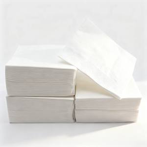 Serviettes en <span class=keywords><strong>papier</strong></span> jetables écologiques 2 plis – Serviettes de table douces en sachet pour la cuisine, les fêtes, les mariages, les dîners avec gaufrage - Product Image 6