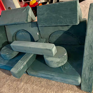 टेंडरप्लेफुल ओम कस्टम 14 पीसी मॉड्यूलर बच्चों के लिए सोफे सेट परिवर्तनीय फोम सोफा - Product Image 6