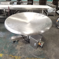 Table de collecte rotative en acier inoxydable 304/316 de haute qualité pour l'industrie de l'emballage alimentaire Remplissage automatique de cartons