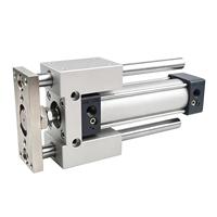 Cylindre pneumatique à tige de guidage, cylindre à air à guidage linéaire pour l'automatisation