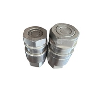 Pièce de rechange compatible avec le raccord hydraulique à déconnexion rapide 1/4 "BSP à face plate ISO16028 connecteur à dégagement rapide pour pelle