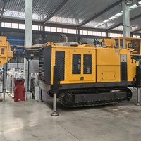 Plateforme de forage rotative portable à entraînement supérieur pour l'exploration géologique et la prospection minière, alimentée au diesel, profondeur 100m-2000m, poids 6000KG
