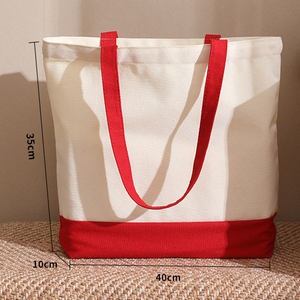 Bolsa de Lona de Algodón Ecológica con Asa Larga y Logotipo Personalizado - Bolsa Promocional para Estudiantes y Formación, 13X15 Pulgadas, Cierre de Hombro, Uso Diario - Product Image 3