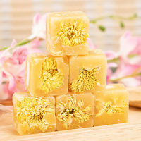 Thé aux fleurs en cube de sucre au miel artisanal pur à 100% Thé aux fleurs aux fruits mélangés en cube
