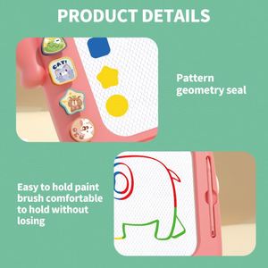 ของเล่นเสริมพัฒนาการ Zhorya กระดานวาดเขียนแม่เหล็กแบบลบได้ 2in1 สำหรับเด็ก - Product Image 5
