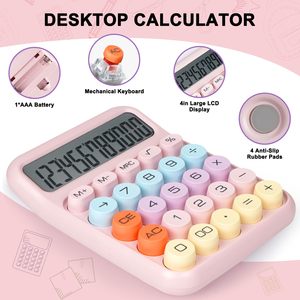 เครื่องคิดเลขอิเล็กทรอนิกส์แบบตั้งโต๊ะ พลาสติก 12 หลัก จอ LCD ใช้พลังงานแสงอาทิตย์ ฟังก์ชั่นการคำนวณเต็มรูปแบบ พร้อมหน่วยความจำ ขายดี - Product Image 6