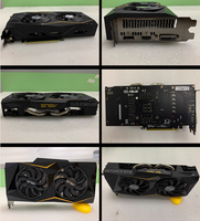 Vente en gros Démonté Utilisé GTX 1660 6G PC de Bureau Indépendant 4K Gaming Carte Graphique 1660 Carte Graphique GDDR6 Mémoire Vidéo Ventilateur