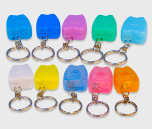 2020年プロモーション歯型デンタルフロス、キーリング付き、カスタムプリント - Product Image 1