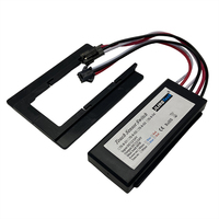 Interrupteur tactile à intensité variable pour miroir LED 12V 60W, 2 boutons, avec gradation de couleur unique et fonction anti-buée