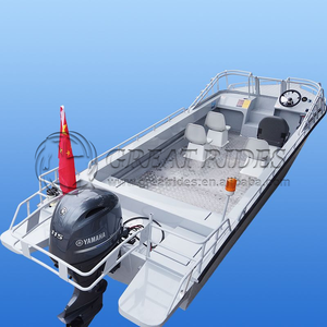 Los mejores precios 12 pasajeros 23ft/7m Barcos <span class=keywords><strong>de</strong></span> pesca <span class=keywords><strong>de</strong></span> aluminio con cabina Yate <span class=keywords><strong>de</strong></span> larga duración con motor fuera <span class=keywords><strong>de</strong></span> borda - Product Image 2