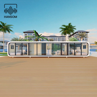 Maisonnette Modulaire Intelligente Portable pour Vacances : Cabane Apple, Tiny Home, Glamping, Location de Lodge, Airbnb, Hôtel de Vacances Moderne