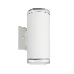 New design White transparent acrylic cover outside decoration outdoor wall lamp sconce exterior wall mounted led wall light