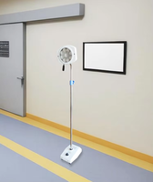 Lampe d'inspection sur pied, Lampe d'examen médical mobile, Lampe d'inspection LED à 9 trous avec interrupteur au pied