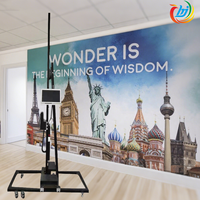 Impresora de Pared Vertical 3D Hanjie, Impresora Robótica Automática UV Resistente a Arañazos para Paneles Murales en Salas de Aeropuertos