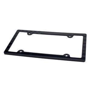 Marco de matrícula de plástico con relieve 3D, bandera estadounidense, acabado mate, brillante, negro, para coche, camión o SUV - Product Image 3