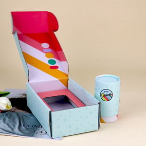 Caja de Envío de Cartón Reciclable de Grado Alimenticio con Diseño Personalizado, Juego de Tubos, Caja de Embalaje Cilíndrica de Cartón Kraft para Cápsulas de Gel Herbal, Tubo de Papel - Product Image 4