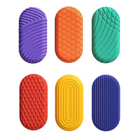 Nouveau jouet sensoriel anti-stress magnétique puissant en silicone pour les doigts, avec option de logo personnalisé et emballage en boîte