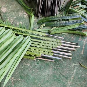 Üretici toptan çelik boru kapalı simülasyon hindistan cevizi yaprakları, betel somun yaprakları, palmiye yaprakları - Product Image 2