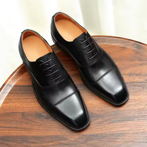 Chaussures Oxford Formelles en Cuir Véritable pour Hommes, Choix des Messieurs, Antidérapantes, Respirantes, Imperméables, Légères, pour Bureau, Mariage, Tenue de Soirée - Product Image 1