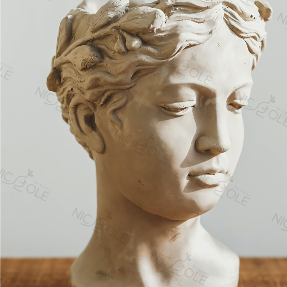 NICOLE Stampo In Silicio 3D A Forma Di Teschio Per Vasi Di Fiori In Cemento O Gesso - 24,5 X 17 X 14,8 Cm - 4