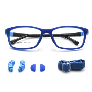 9010 enfants montures optiques fabrication Higo enfants TR90 caoutchouc souple enfants montures optiques lunettes lunettes lunettes