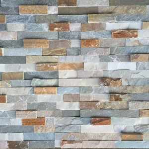 Piedra amarilla de cuarzo para revestimiento de pared, piedra decorativa de ratán para exteriores, azulejos de pared - Product Image 6