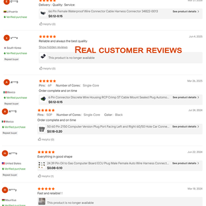 Konektor Tahan Air 2 Pin Female KET MG652520-5 Seri 2.8 2.8mm Hitam - Product Image 5