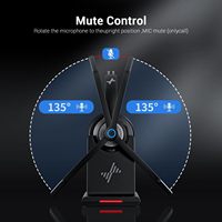 Auriculares Inalámbricos EAGLEND con Base de Carga y Dongle USB, Micrófono ENC, Auriculares Supraaurales para Centro de Llamadas para PC