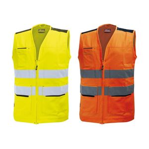 Chaleco amarillo de alta visibilidad de talla única para accesorio esencial de seguridad - Product Image 2
