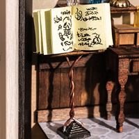Kit de modèle miniature en bois Hamaileon DIY, puzzle 3D, cadre photo, maison de poupée avec meubles, décoration intérieure pour cadeaux d'amis