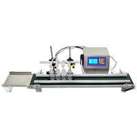 Machine de remplissage automatique à quatre buses à diaphragme pour parfums, huiles essentielles, jus, eau et autres liquides en bouteilles
