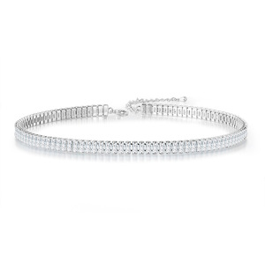 Gargantilla de cadena de tenis de circonita cúbica de varios colores, collares de Gargantilla completa de lujo de cristal de 5*10MM para mujer - Product Image 6