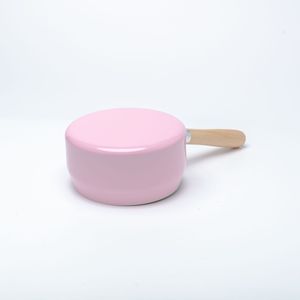 Milk Pot Nonstick Round Cookware For Baby Food Making With Wooden Handle 1.5L Capacity Hand Wash Only - Product Image 3