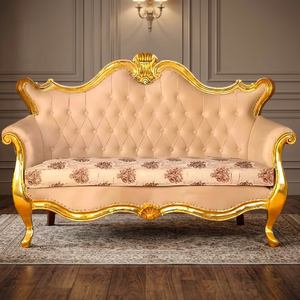 Majestuoso juego de sofá de boda para novia, novio, Rey, Reina, estilo, asientos de lujo, perfecto para recepción, Vestíbulo de Hotel y decoración de escenario - Product Image 1