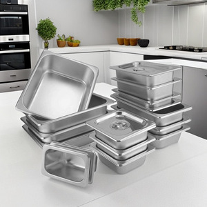 Prezzo di fabbrica all'ingrosso su misura in acciaio inox attrezzature gastronomiche Deli contenitore Gastronom pentole di alta qualità - Product Image 3