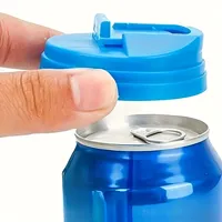 Couvre-boîtes de boissons réutilisables en plastique, couvercles d'étanchéité pour soda et cola, taille standard, anti-fuite, accessoires pour boissons, 3/6 pièces