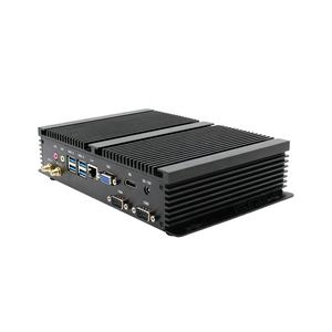 Mini PC sans ventilateur Intel de 10e génération Core I7, 7*USB, 2*COM, 1*RJ45 <span class=keywords><strong>Giga</strong></span> LAN, HD VGA, double écran, mémoire DDR4, mini PC industriel - Product Image 1
