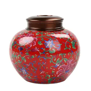 Msh men sứ nồi sáng tạo Rouge bột Jar với nắp nhôm