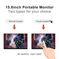 15.6 pouces 1080p Anti-lumière bleue écran tactile IPS écran étendu moniteur Portable pour jeu bureau utilisation PC téléphone Compatible 60Hz
