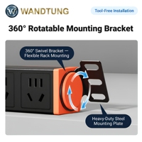 Promotion : Boîtier de prise PDU 19'' 1U pour rack (US/EU/UK) – Prises de courant personnalisées pour rack, multiprises anti-surtension