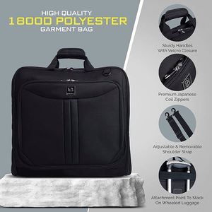 Free sample Large Double Layer Suit <b>Bags</b> with Shoulder Strap for Men Women <b>Garment</b> <b>Bags</b> for Travel - Product Image 4