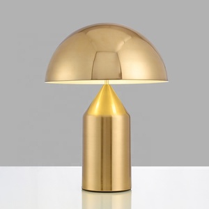 Lampe champignon de bureau en métal doré moderne d'entrepôt LED lumières décoratives pour la maison - Product Image 2