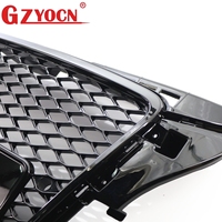 Pour Audi A3 8P Sport 08-12 : Ensemble de calandre avant nid d'abeille noire + 2 grilles inférieures 8P0853651M 8P0807681 – Vente en gros