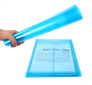 Portafoglio per borsa portadocumenti in plastica trasparente A4 PP ecologico all'ingrosso - Product Image 3