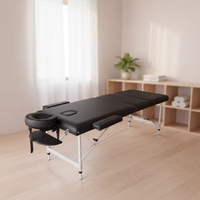 Table de massage et de spa portable en aluminium de haute qualité, style moderne, pour salons et soins de spa