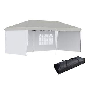 Db Pop Up Canopy <b>Tent</b> 10 X 20 Ft Heavy Duty <b>Gazebo</b> With 4 Sidewalls Portable Outdoor Instant <b>Tent</b> With Carry Bag For Parties - Product Image 1