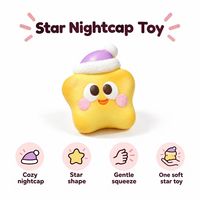 Jouet sensoriel anti-stress Star Squishy à remontée lente, taille main double, pour enfants de 3 ans et plus et adultes