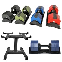 Ensemble d'haltères réglables pour hommes et femmes, entraînement de force, 5lbs par incréments, 50lbs, 80lbs