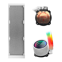 Refroidisseur liquide pour processeur PC MZ-360W 240 mm 360 mm avec ventilateurs ARGB et radiateur