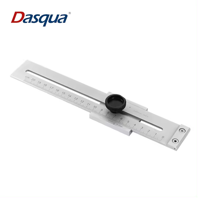 Dasqua High Precision 0-200mm 0-250mm 0-300mm Parallel Ruler Marking Gauge Sliding Line Ruler Wood Working Measuring Tool